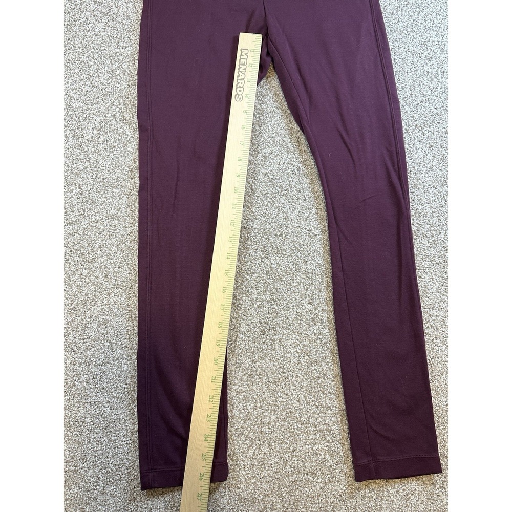 White House Black Market Burgundy Leggings Size Small - Picture 2 of 9